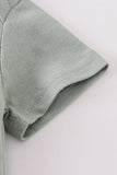 Premium Sage basic bubble Aaria Tees