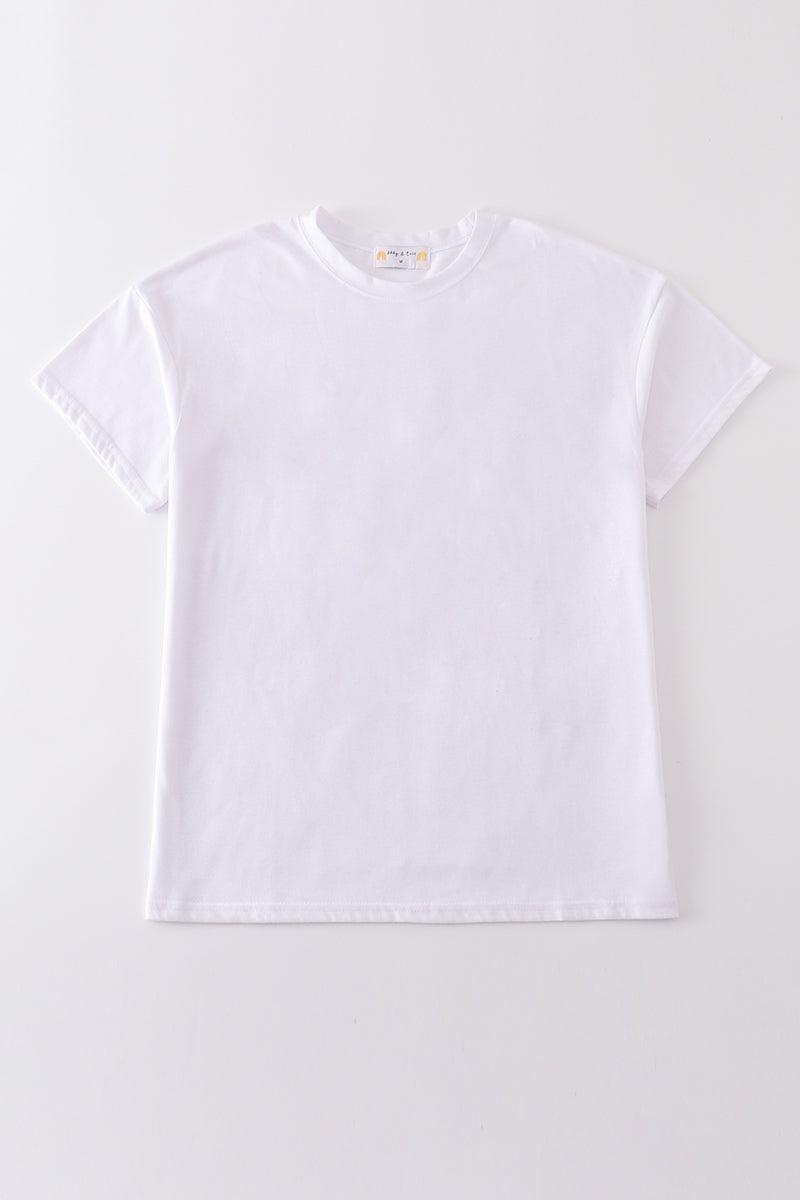 Premium Ivory basic T-shirt Kids and adult - Aaria Tees Aaria Tees