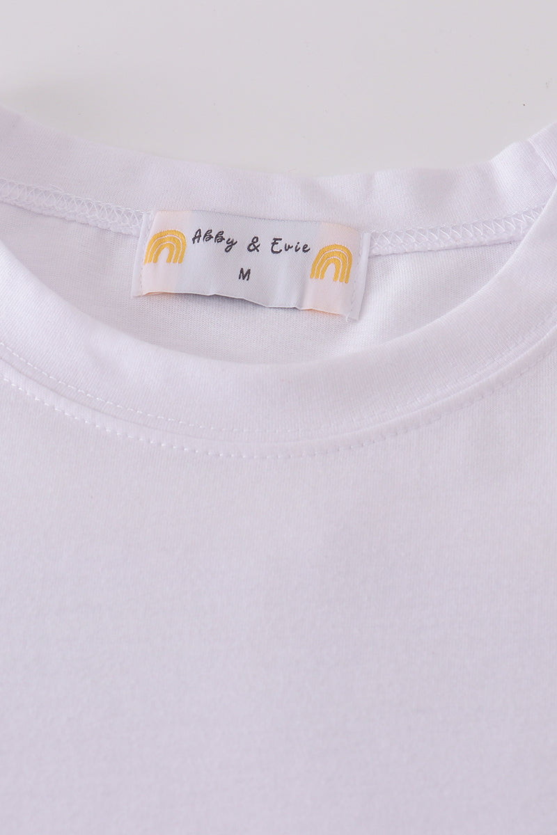 Premium Ivory basic T-shirt Kids and adult - Aaria Tees Aaria Tees