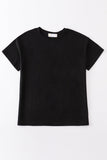 Premium Black basic T-shirt Kids and adult - Aaria Tees Aaria Tees