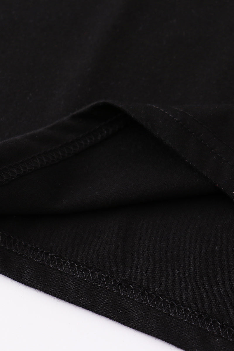 Premium Black basic T-shirt Kids and adult - Aaria Tees Aaria Tees
