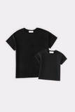 Premium Black basic T-shirt Kids and adult - Aaria Tees Aaria Tees