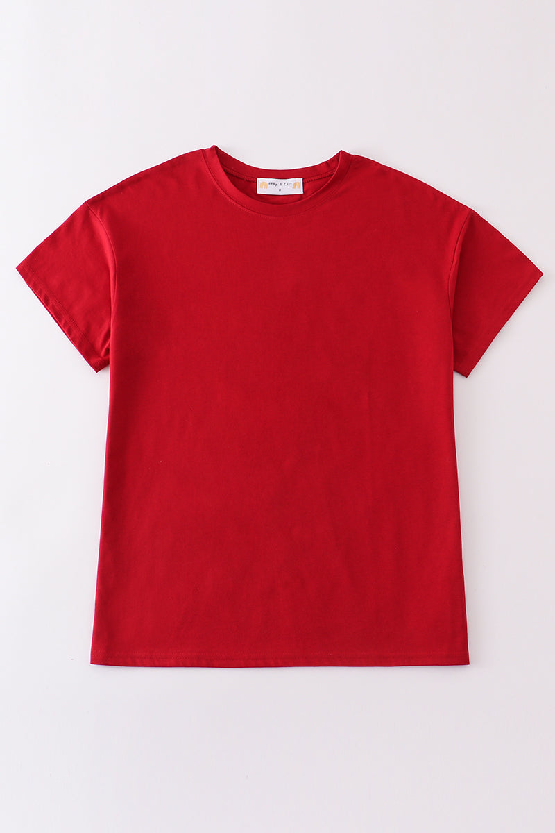 Premium Maroon basic T-shirt Kids and adult - Aaria Tees Aaria Tees