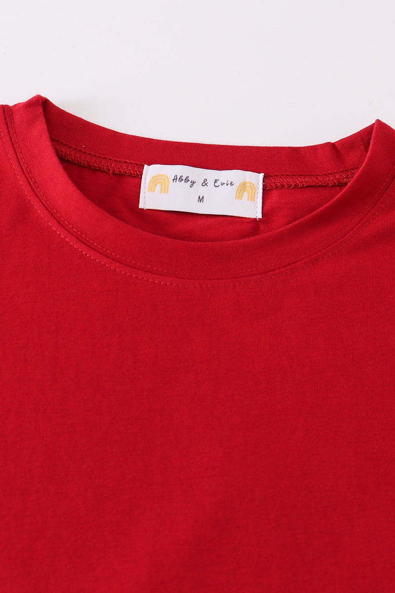 Premium Maroon basic T-shirt Kids and adult - Aaria Tees Aaria Tees