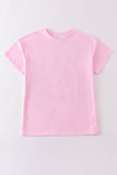 Premium Blush basic T-shirt Kids and adult - Aaria Tees Aaria Tees