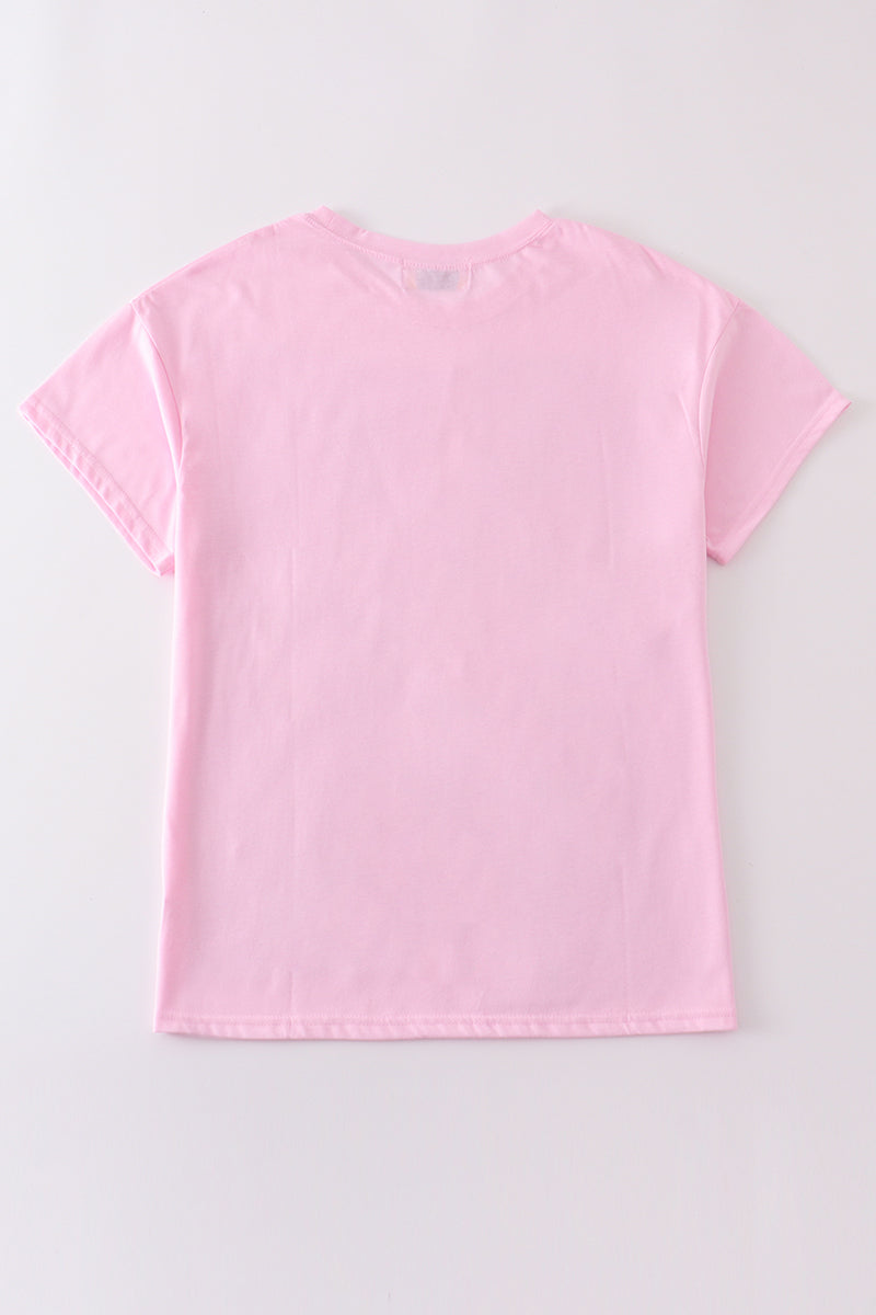 Premium Blush basic T-shirt Kids and adult - Aaria Tees Aaria Tees