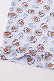 Premium blue christmas santa claus print men pajama pants - Aaria Tees Aaria Tees