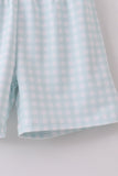 Blue active shorts set - Aaria Tees Aaria Tees
