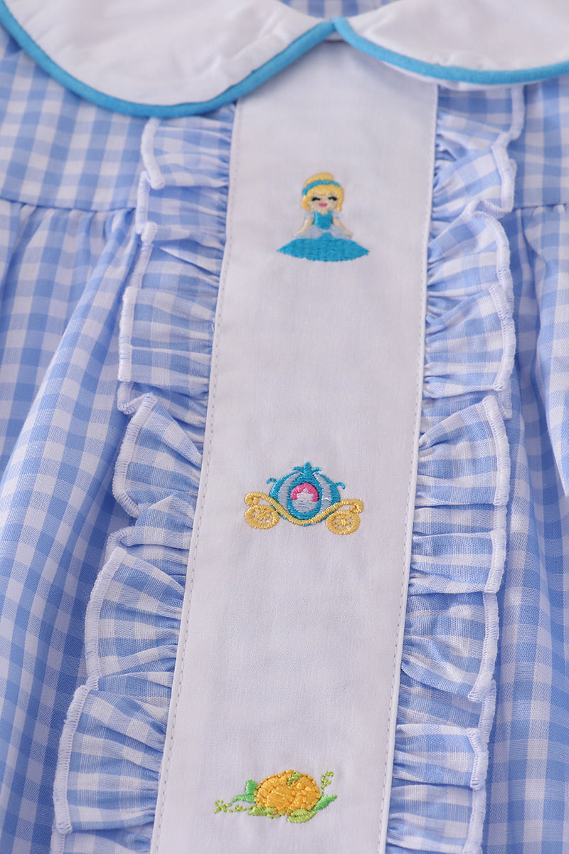 Blue princess pumpkin ruffle set - Aaria Tees Aaria Tees