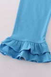 Blue princess pumpkin ruffle set - Aaria Tees Aaria Tees