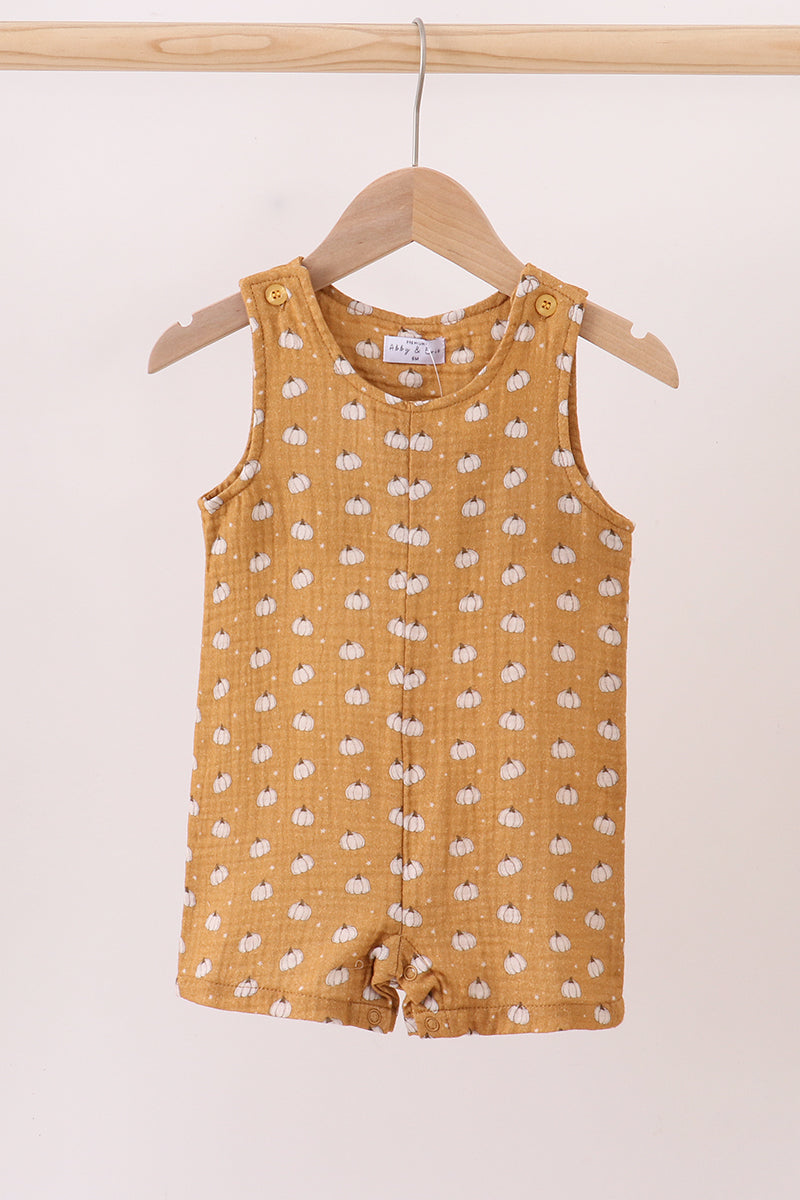 Premium pumpkin print muslin jonjon - Aaria Tees Aaria Tees