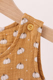 Premium pumpkin print muslin jonjon - Aaria Tees Aaria Tees