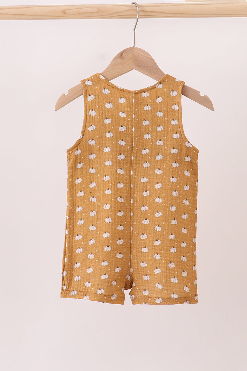 Premium pumpkin print muslin jonjon - Aaria Tees Aaria Tees
