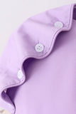 Purple ruffle bow bonnet - Aaria Tees Aaria Tees