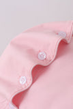 Pink ruffle bow bonnet - Aaria Tees Aaria Tees