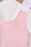 Pink & blue ruffle bow bubble Aaria Tees