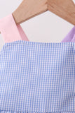 Blue ruffle bow bubble - Aaria Tees Aaria Tees