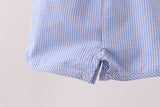 Blue ruffle bow bubble - Aaria Tees Aaria Tees
