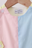 Blue yellow colorblock jonjon - Aaria Tees Aaria Tees