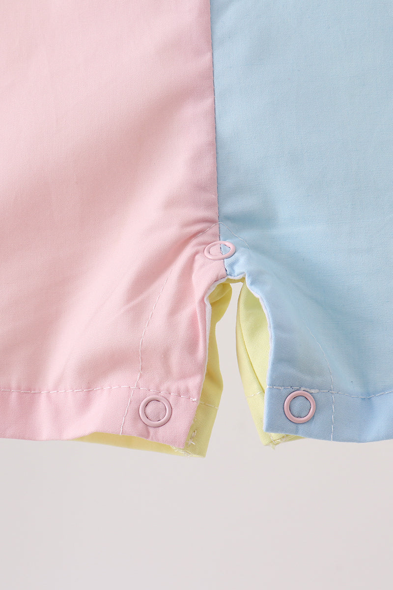 Blue yellow colorblock jonjon - Aaria Tees Aaria Tees