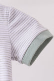 Green vehicle embroidery stripe bubble - Aaria Tees Aaria Tees