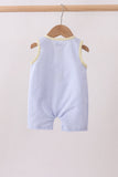 Blue seersucker pocket jonjon - Aaria Tees Aaria Tees