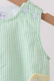 Blue&green seersucker bubble - Aaria Tees Aaria Tees