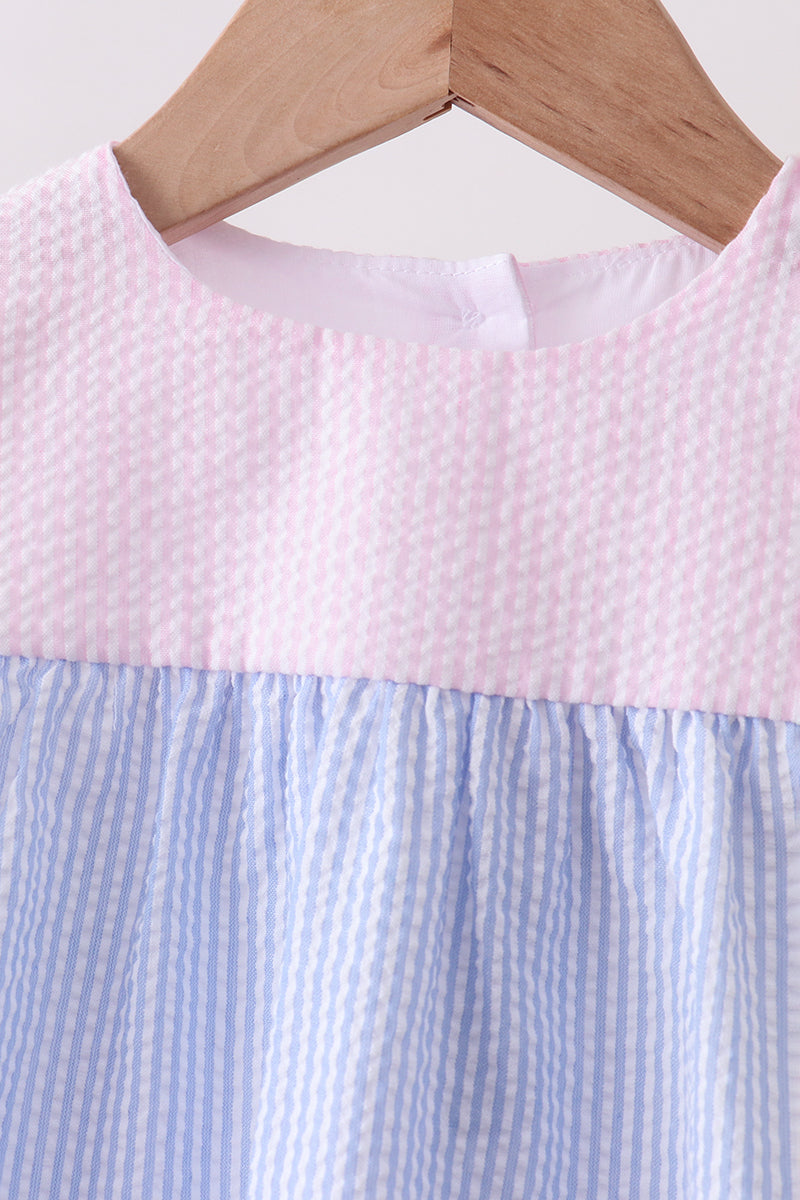 Colorblock ruffle shorts set - Aaria Tees Aaria Tees