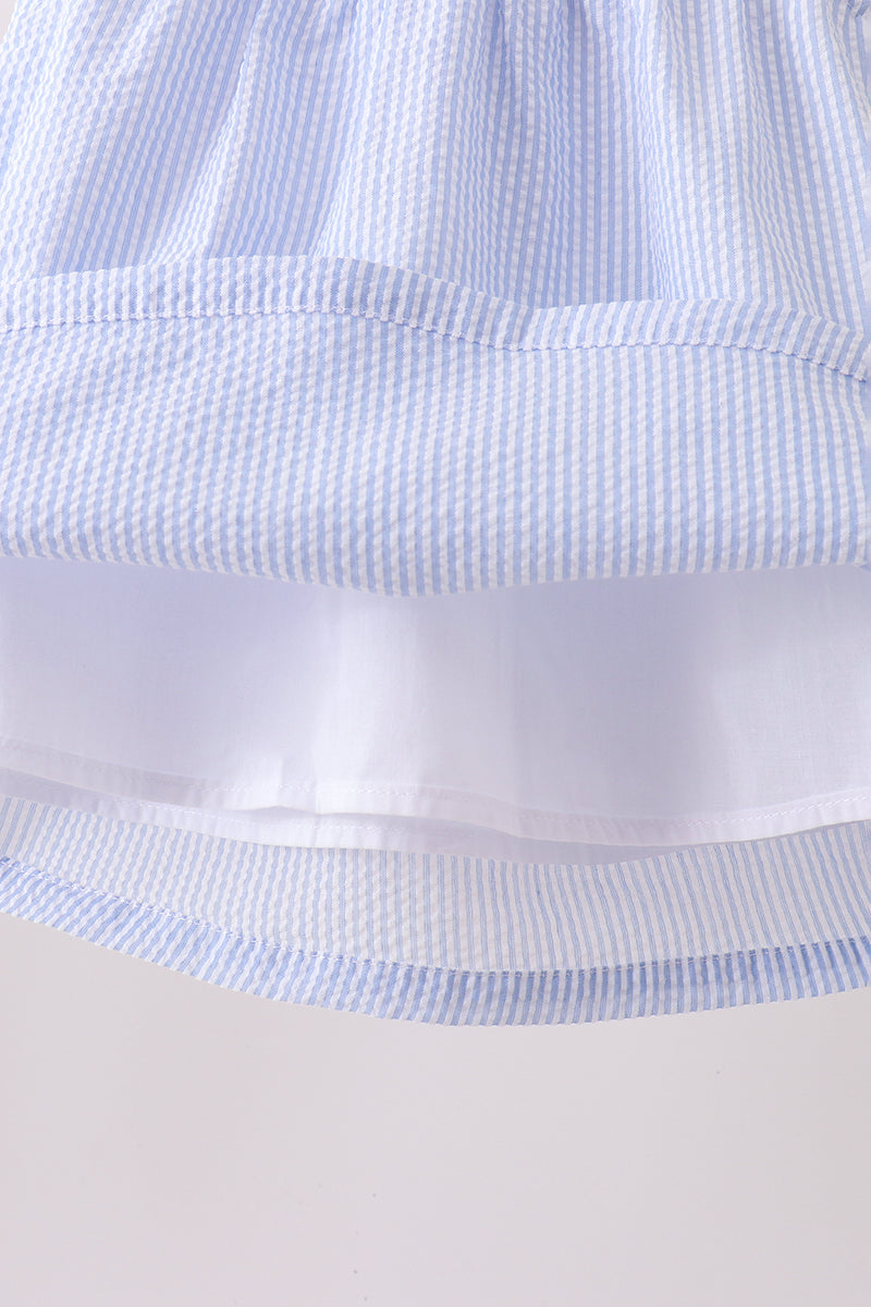 Colorblock ruffle shorts set - Aaria Tees Aaria Tees