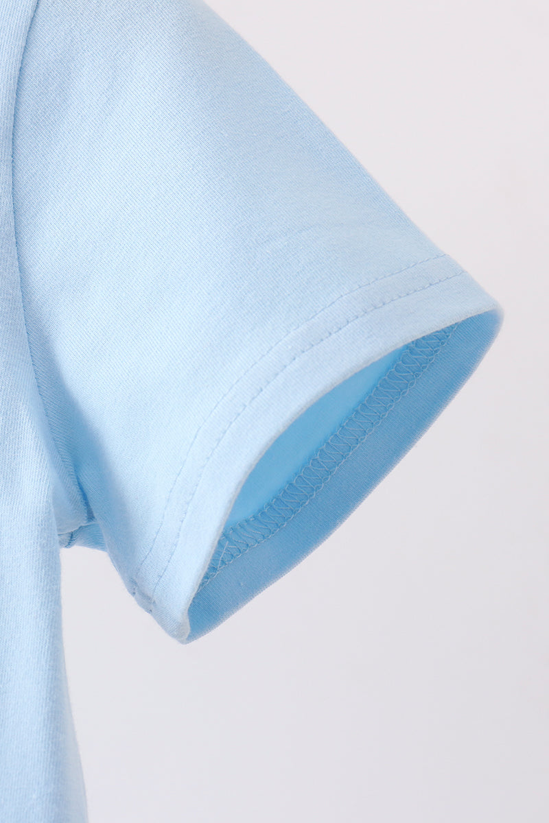 Blue pocket button down shirt - Aaria Tees Aaria Tees