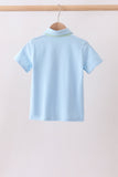 Blue pocket button down shirt - Aaria Tees Aaria Tees