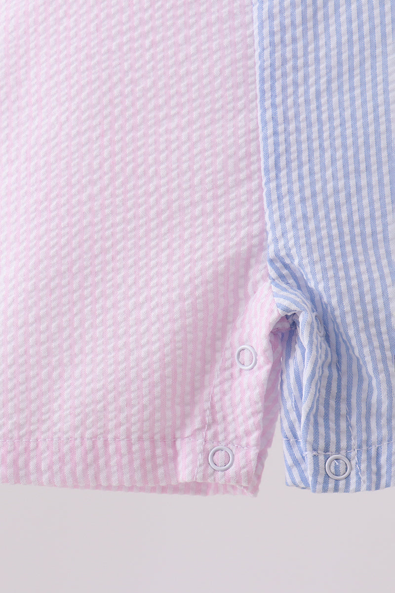 Blue seersucker jonjon - Aaria Tees Aaria Tees