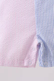 Blue seersucker jonjon - Aaria Tees Aaria Tees