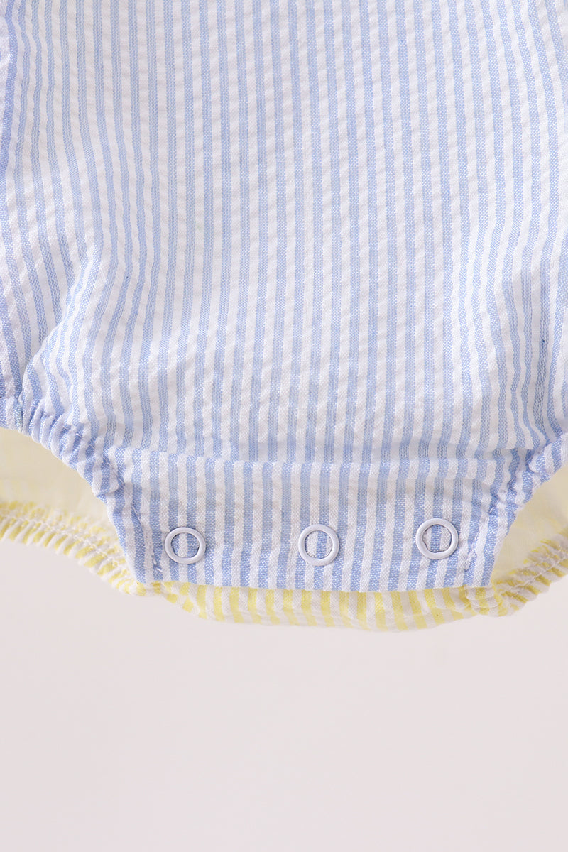 Blue seersucker bubble - Aaria Tees Aaria Tees