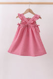 Red watermelon ruffle gingham dress - Aaria Tees Aaria Tees