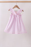 Pink lemon ruffle gingham dress - Aaria Tees Aaria Tees