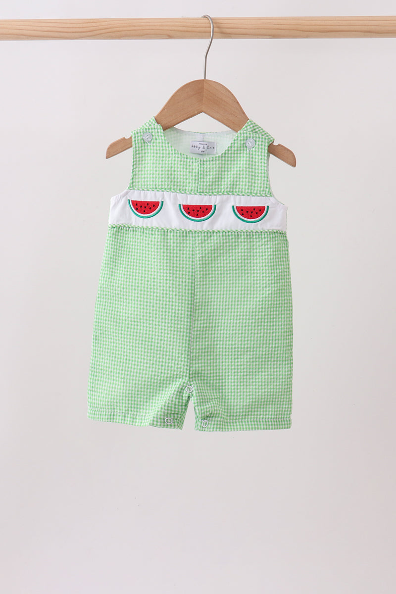Green watermelon embroidery jonjon - Aaria Tees