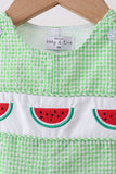 Green watermelon embroidery jonjon - Aaria Tees Aaria Tees