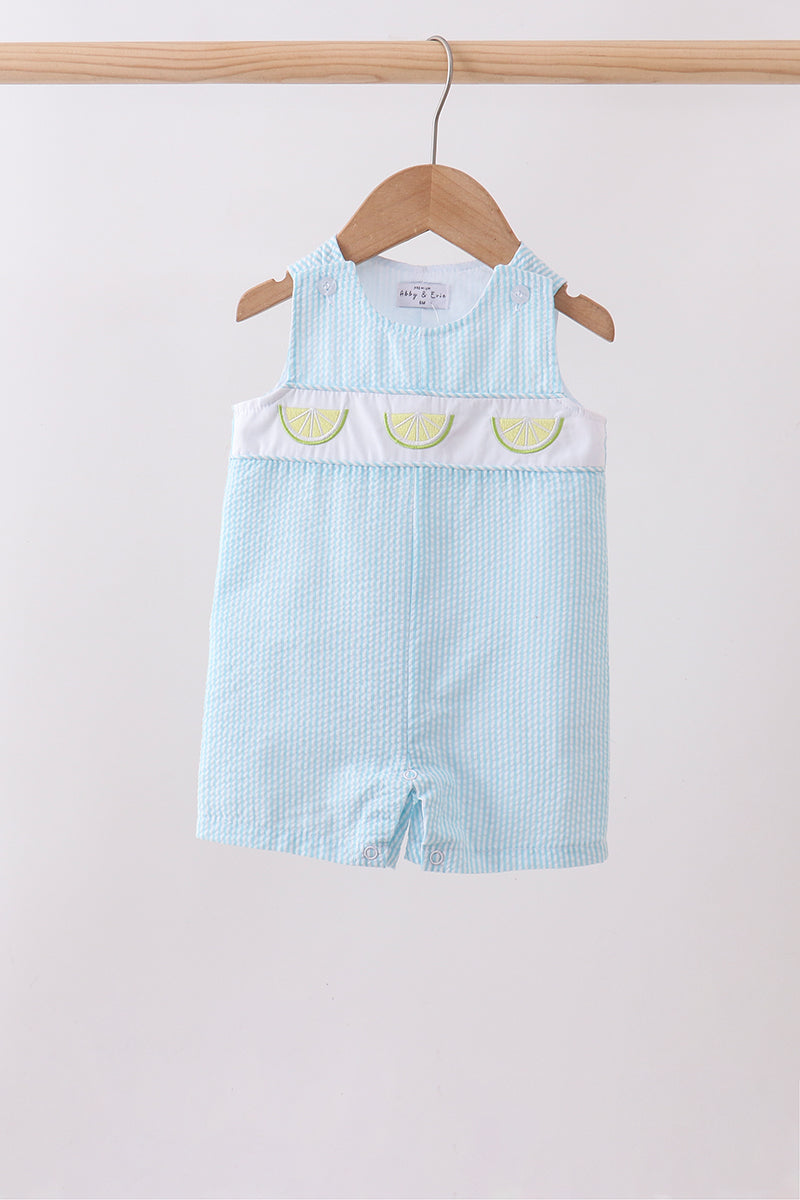 Blue lemon embroidery jonjon - Aaria Tees