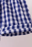 Red flag fireworks embroidery shorts set - Aaria Tees Aaria Tees