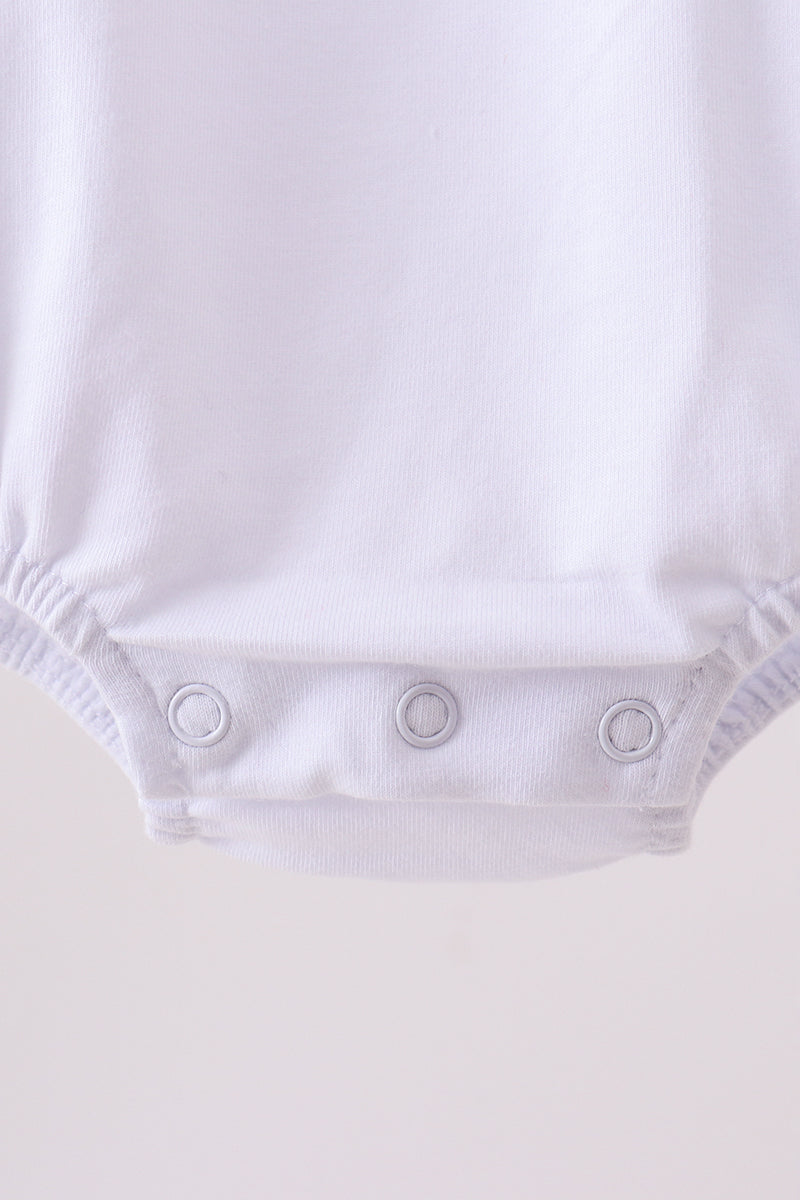 White flag fireworks embroidery bubble - Aaria Tees Aaria Tees