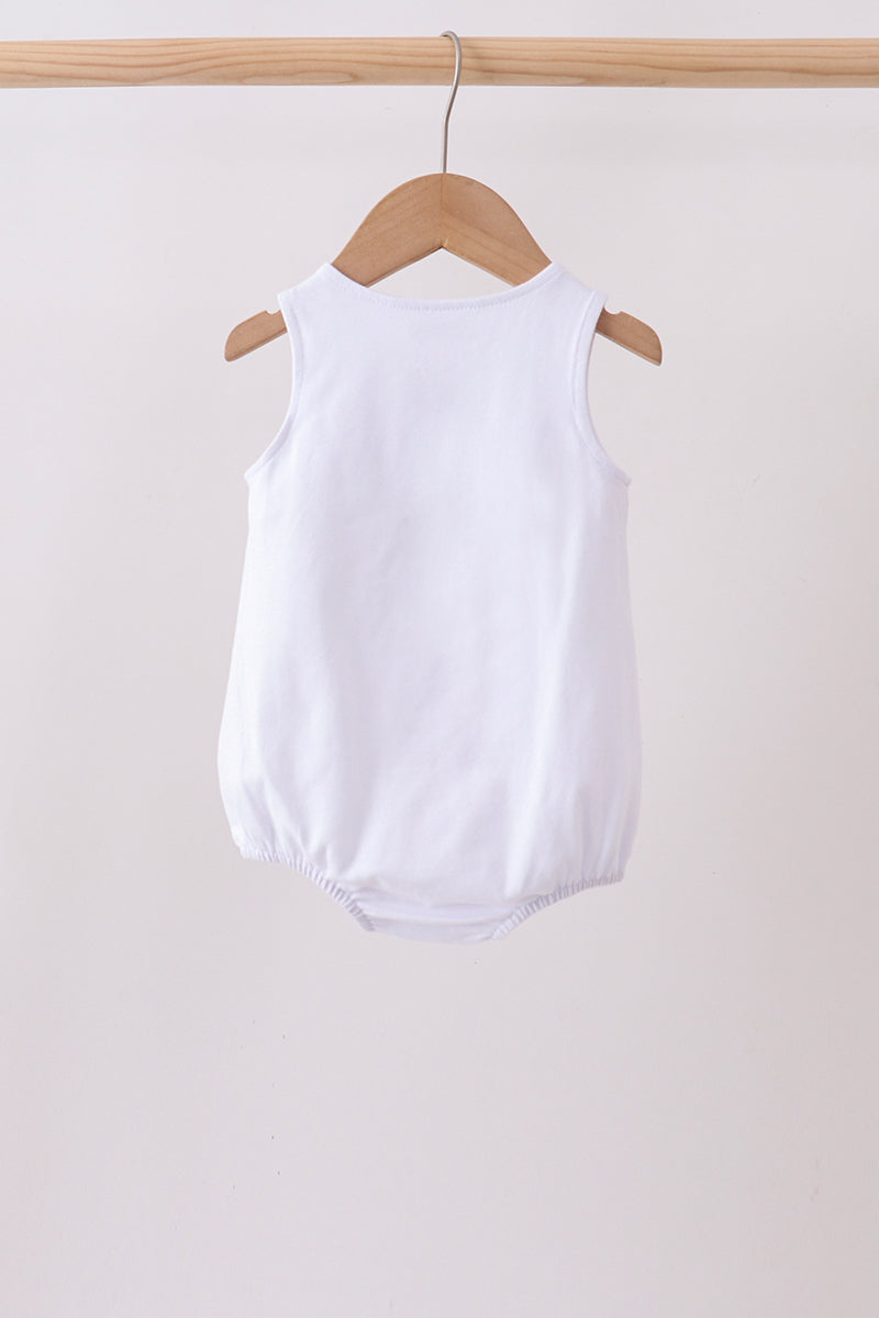 White flag fireworks embroidery bubble - Aaria Tees Aaria Tees