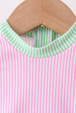 Pink stripe rashguard - Aaria Tees Aaria Tees