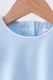 Mint flutter sleeve scalloped top Aaria Tees