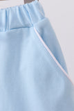 Mint scallop hem bow skort Aaria Tees
