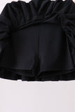 Black pleated skort Aaria Tees
