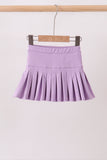 Purple pleated skort Aaria Tees