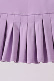 Purple pleated skort Aaria Tees