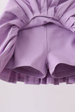 Purple pleated skort Aaria Tees