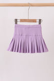 Purple pleated skort Aaria Tees